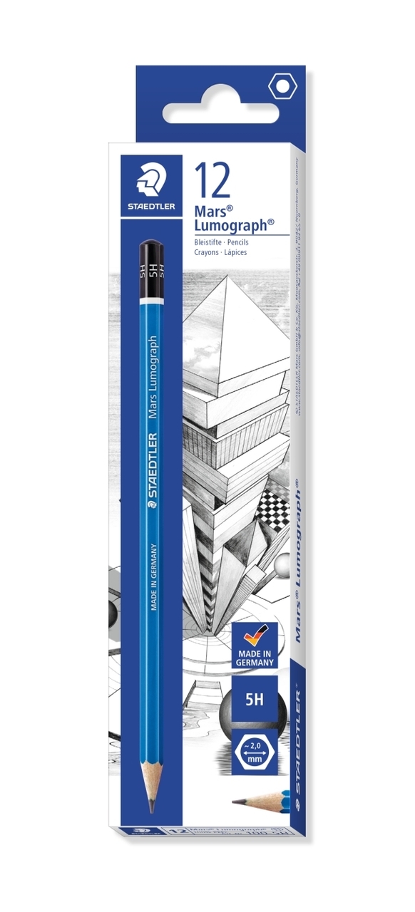 STAEDTLER PENCIL - 5H (12 Pcs Per Pack)