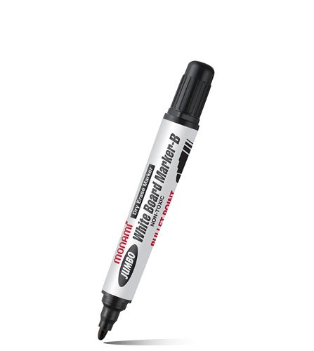White Board Marker Jumbo-(12 Per Pack)-black