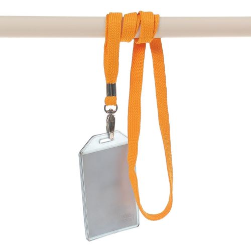 ID CARDHOLDER WITH ROPE ORANGE-( FOR I SET)