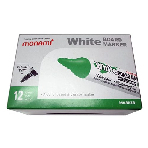 White Board Marker-Mon Ami (Green 12 Pcs Per Pack)