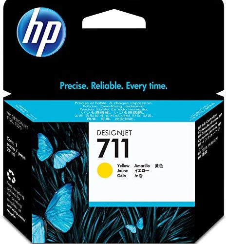 HP Original Ink Cartridge 711-Yellow