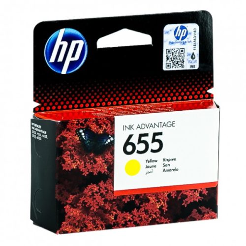 HP Original Ink Cartridge 655-Yellow