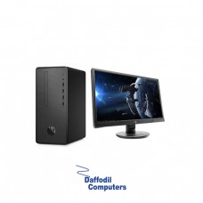 HP DESKTOP INTEL CORE i5. 10TH GEN, 4GB RAM, 1TB HDD, DVDRW, KB MOUSE, 18.5 INCH LED, DOS,G4