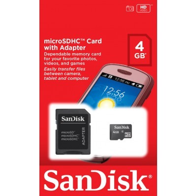 SANDISK MEMORY 4GB