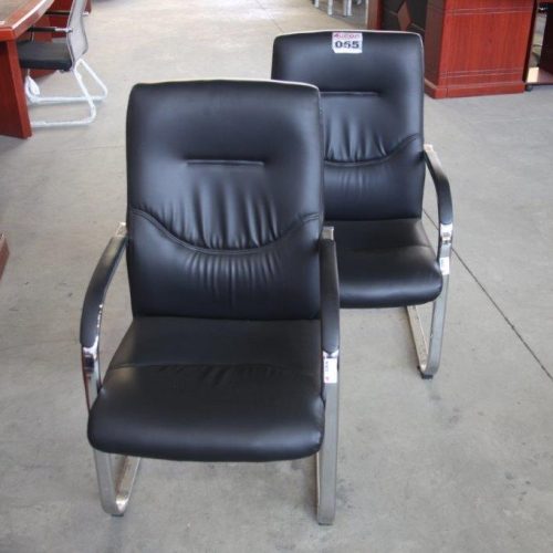 VISITORS CHAIR LEATHER GIK001- Per Unit