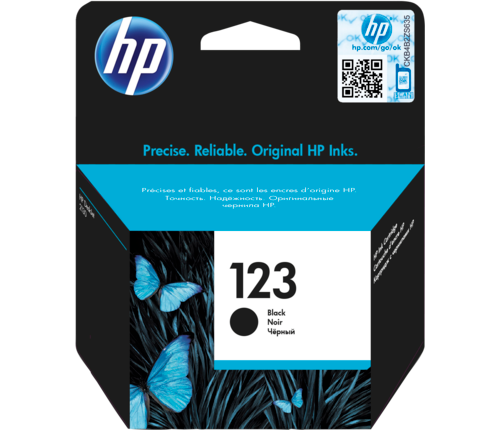 HP Original Ink Cartridge 123- Black