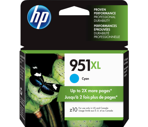 HP 951XL High Yield Cyan Original Ink Cartridge