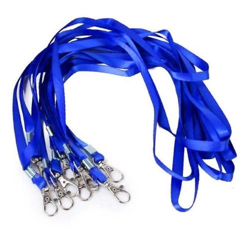 ID CARDHOLDER ROPE BLUE WITH METAL NECK (FOR 1 PIECE)