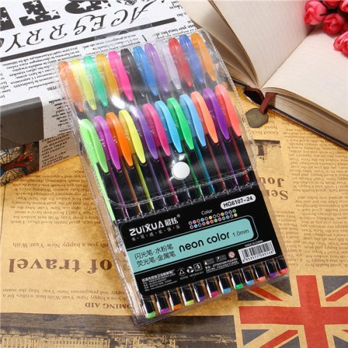 Glitter Pens-(12 Pcs)