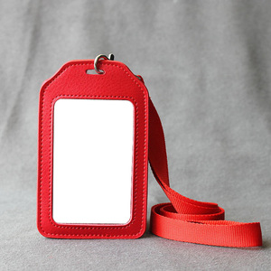 ID CARD HOLDER WITH ROPE RED (FOR I SET)