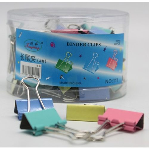 Binder Clips Coloured-25mm (48 Pcs)