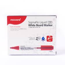 WHITEBOARD MARKER MON AMI RED (12PCS)