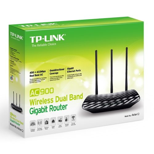 TP-LINK C2 AC900 WIRELESS DUAL BAND GIGABIT