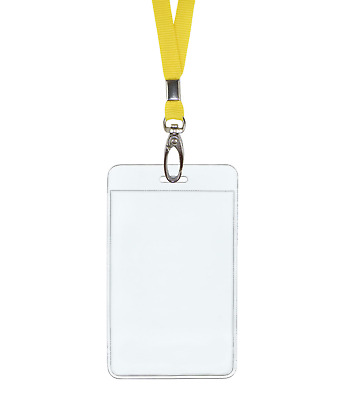 ID CARDHOLDER WITH ROPE YELLOW Y0001 (FOR 1 SET)