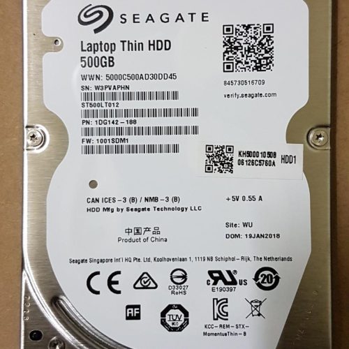 Laptop HDD 500GB-(Seagate)