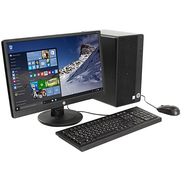 HP 290 Desktop Dual core - 4GB RAM 500GB HDD 19"INCH