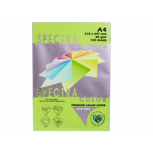 A4 Colour Paper-S/S (Green 100 Sheets)
